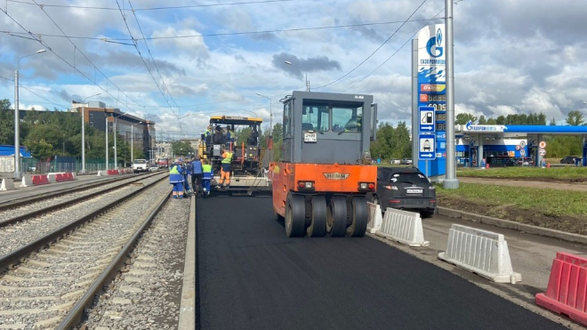 Петербург продолжает работы в рамках нацпроекта «Безопасные качественные дороги»